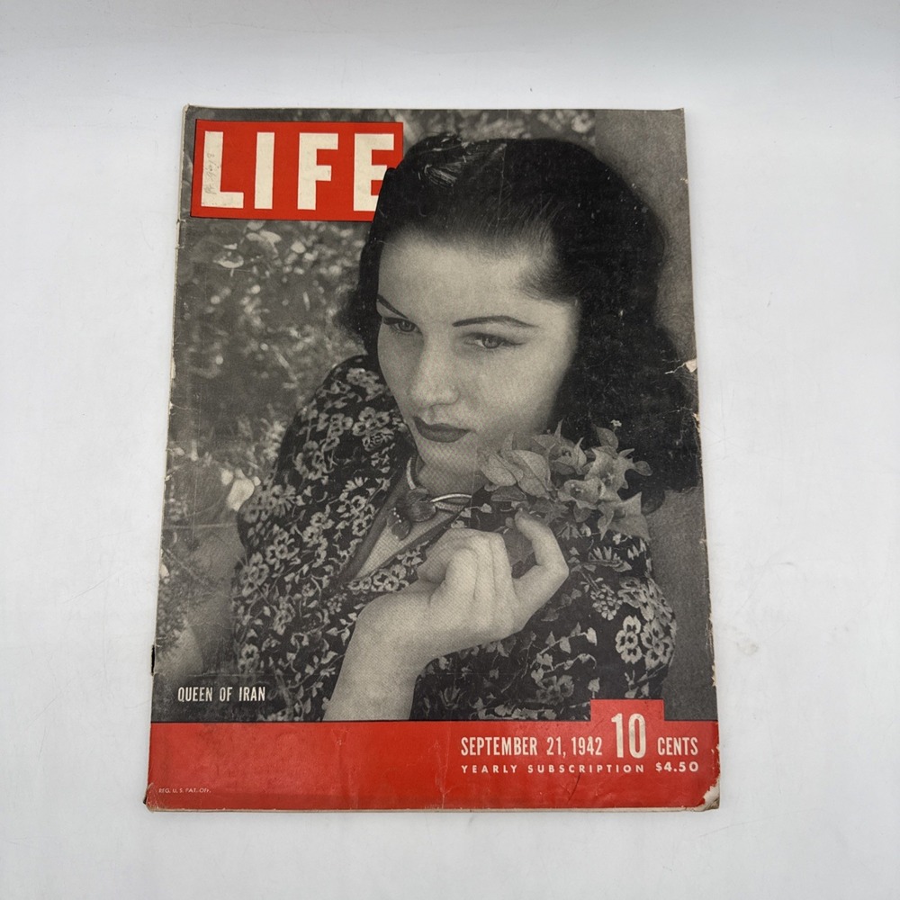 LIFE Magazine September 21, 1942 Queen of Iran